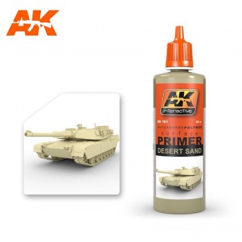 AK Interactive Color DESERT SAND PRIMER 60ML AK-181